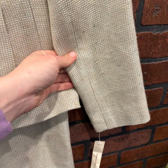 Vintage Amanda Smith Petites Tweed Skirt Suit NWT Size 4 Petite 4P Wool Blend - Picture 7 of 16